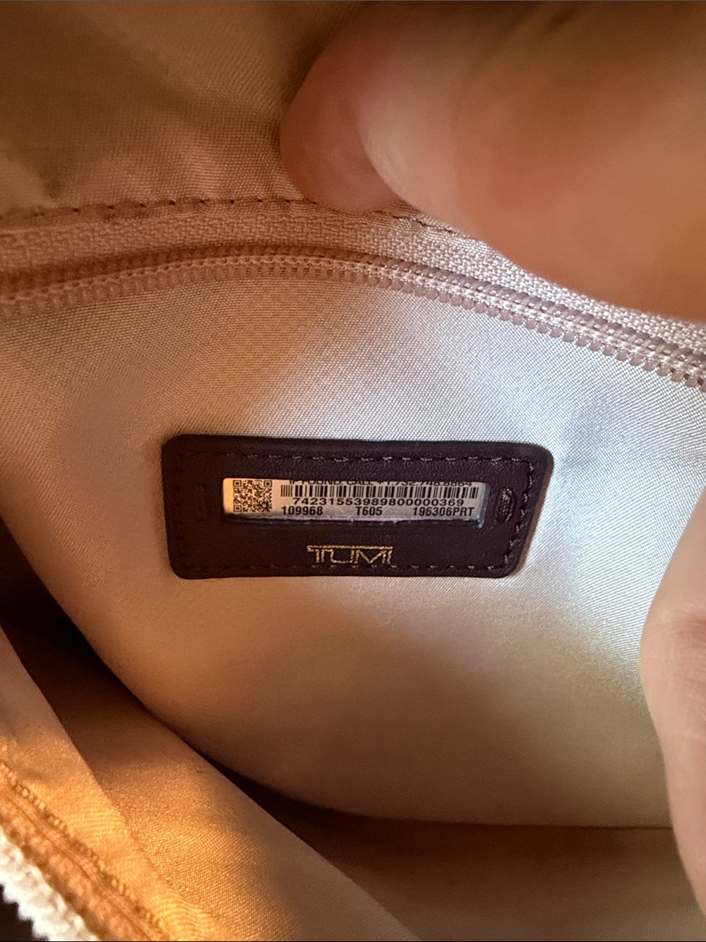 Tumi Mini Backpack Eggplant Purple FLAW - Picture 7 of 10